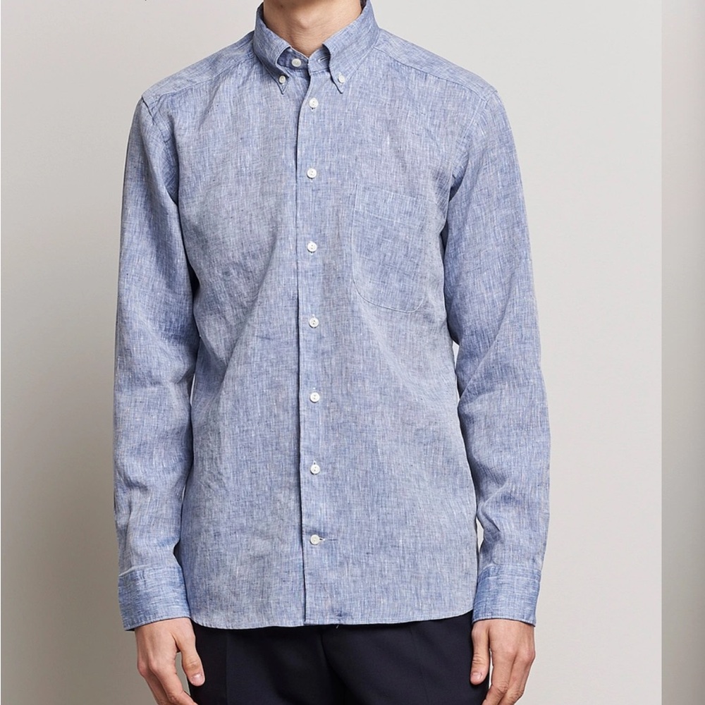 Eton Men’s Slim Fit 100% Linen Shirt